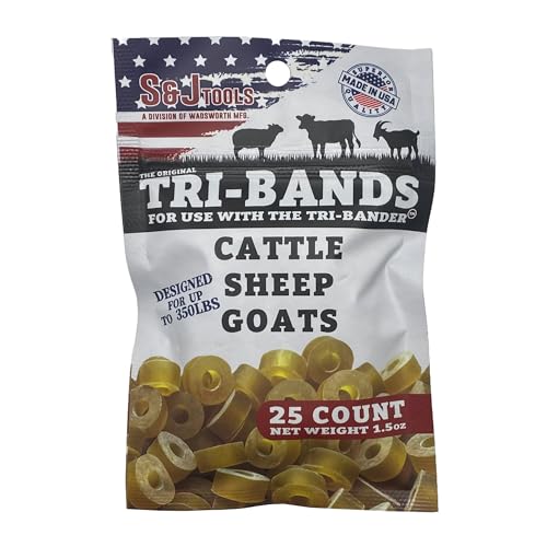 Tri-Bander Latex Castration Bands - Bag of 25