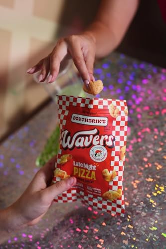 Image of WAVERS by Doughbrik's Snacks, Flavor Sampler Bundle 0.5 oz Bags, Crispy Crunchy Texture Perfect Anytime Snack Made in the USA (12-Pack Assortment)