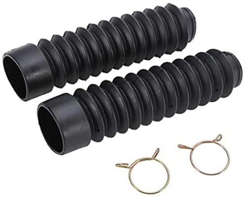 Vuzmode Gabelschutzmanschetten Motorrad Gummi 2er-Set
