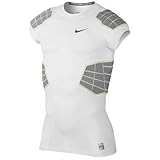 Nike Pro Combat Hyperstrong 4-Pad Top, White, Medium