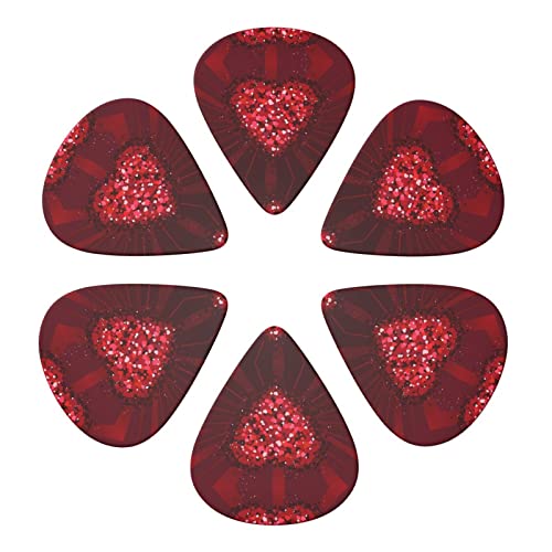 Happy Valentine’S Day Lot de 6 médiators pour guitare acoustique, guitare électrique, basse, ukulélé – fins, moyens et… - Les Beatles, Paul McCartney, John Lennon, RIngo Starr, George Harrison Happy Valentine'S Day Lot de 6 médiators pour guitare acoustique, guitare électrique, basse, ukulélé – fins, moyens et… – Image 5