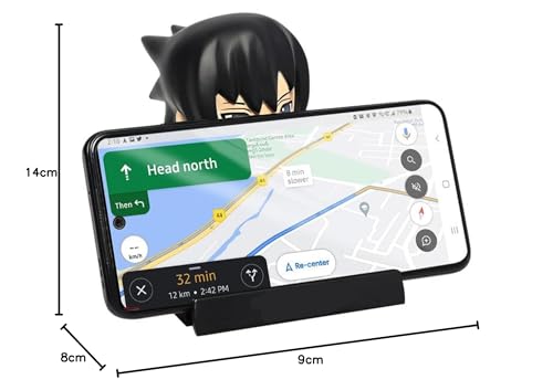 Image of Augen Plastic Super Hero Naruto Baby Action Figure Limited Edition Bobblehead with Mobile Holder for Car Dashboard, Office Desk & Study Table (Pack of 1)