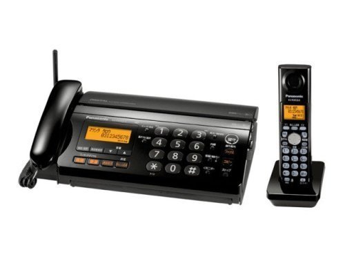 パナソニック おたっくす デジタルコードレスFAX 子機1台付き ブラック KX-PW308DL-K