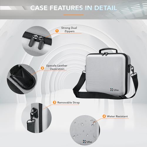 Lykus Spartan MM400 Tasche/Koffer/Case/Bag/Tragetasche für DJI Mini 4 Pro/Mini 3/Mini 3 Pro, Passend für bis zu 7 Akkus und RC-Lanyard[NUR Tasch