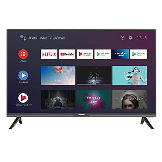 Blaupunkt BA32H4142LEB Android TV 81 cm (32 Zoll) HD Fernseher (Smart TV, Chromecast, rahmenlos) [Modelljahr 2020]