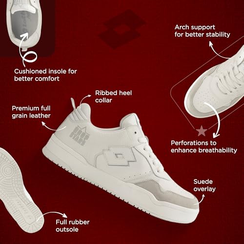 Image of Lotto Men Hoop Star OG Leather Sneakers