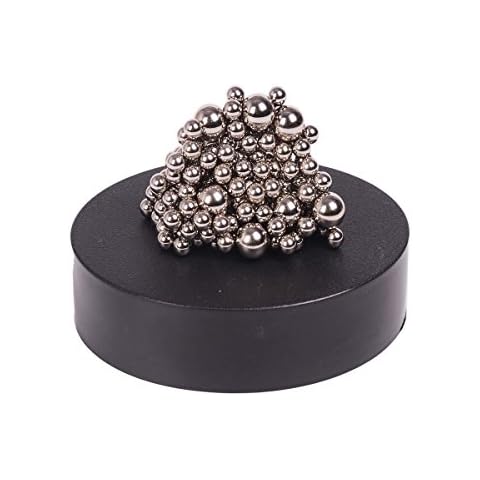 Magnetic Sculpture Desk Toy Stress Relief Desk Toys Desk Sculpture Decor Fidget Toy Stainless Steel Balls ( Balls Without Magnetic) for DIY Healing Toy for Anxiety, Autism, Boredom Cover