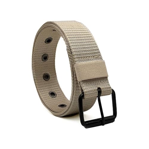 Nylon Canvas Braided Belt Women Ladies Dress Strap Casual Female Vintage Weave Waist Band(beige)