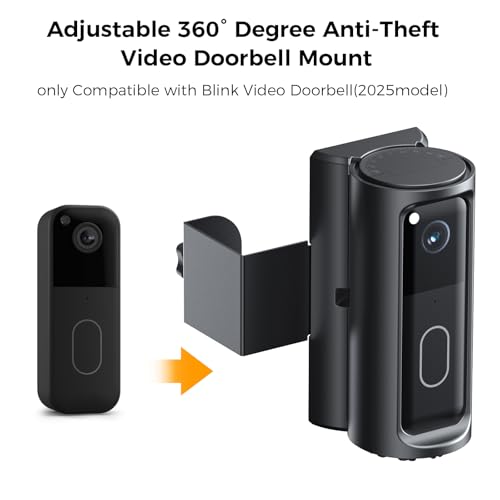 Support de sonnette Blink réglable à 360 degrés sans perçage pour porte