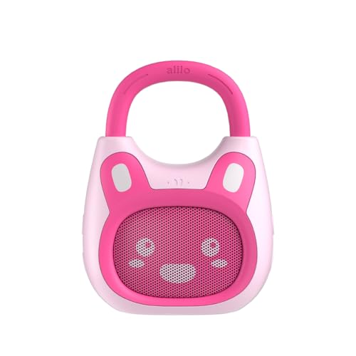 alilo Pocket Bunny Portable Kids Music Player Musical Toys for Toddlers Preloaded 120+ Stories/Music/Lullabies/White Noise Toddler Gift for Girls (with Strap and Ring)