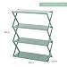 AGWa Scarpiera, a più strati di bambù Rack, nessuna installazione, multipla (Capacità: 5 strati, Dimensioni: 50cm),4 strati,50CM