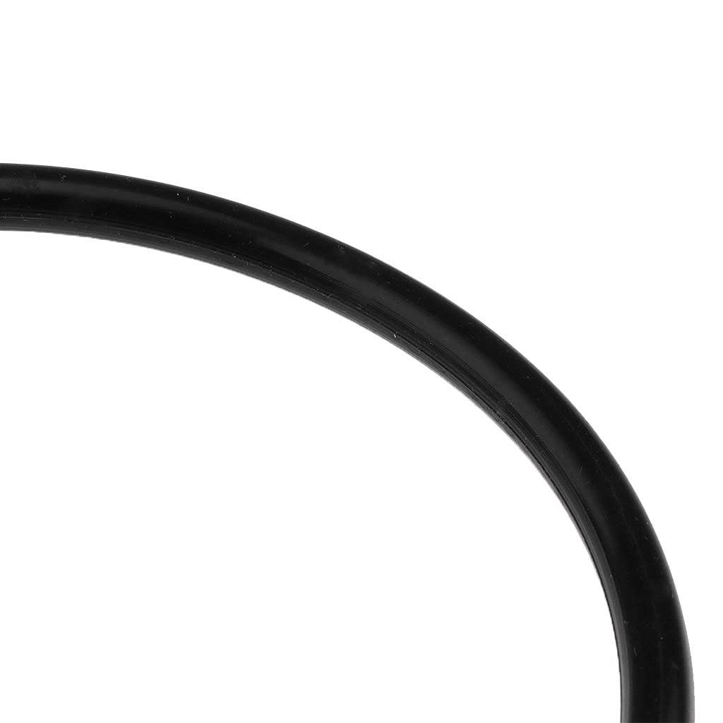 Tauchen Silikon Atemregler Halskette Halter Flexibles MundstüCk Atemregler Halskette Ring Oktopus Halter 18Cm Schwarz