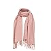 Produktbild DonDon Winter Damenschal XXL Schal weich einfarbig rosa