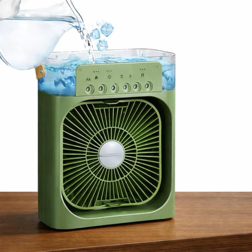 Image of Lapras 𝟏𝟓-𝐘𝐞𝐚𝐫 𝐋𝐨𝐧𝐠-𝐋𝐢𝐟𝐞 𝐖𝐚𝐫𝐫𝐚𝐧𝐭𝐲, Mini Air Cooler, USB Powered Personal Air Cooler Fan, 3 Fan Speeds, Compact Desktop Cooling Fan for Office, Bedroom, Hostel & Travel