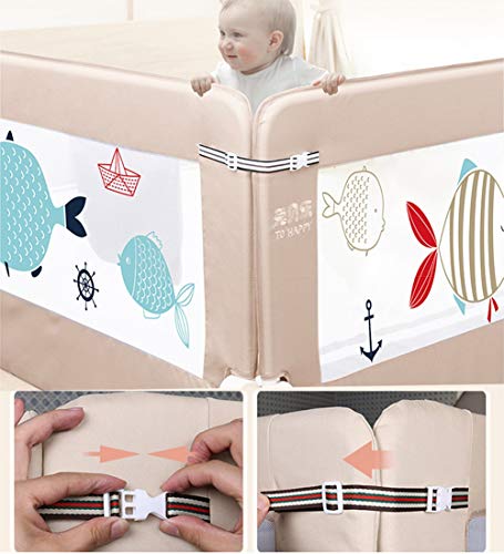 Rieles de cama anticaídas infantiles para evitar golpes nocturnos 7