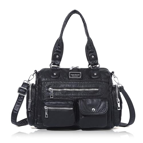 Bolso hombro pequeño para mujer Angel Barcelo multi-bolsillos