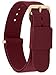 Produktbild MOMENTO Damen Herren NATO Nylon Ersatz Uhren-Armband Strap mit Edelstahl-Schliesse in Rose-Gold und Nylon-Armband in Dunkel-Rot 22mm