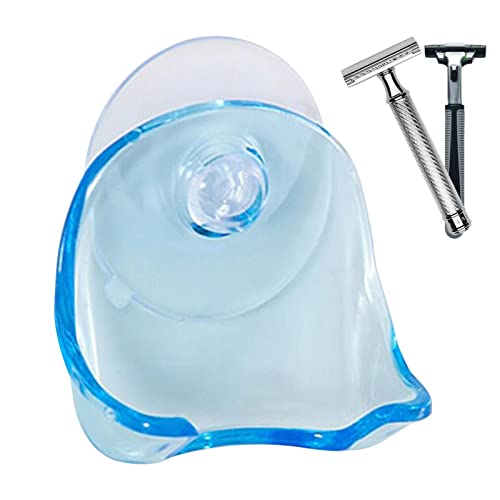 カミソリ吸盤ホルダー, 取り外し可能な吸引カップをクリア, ダメージフリーウォールフック バスルーム キッチンタオル ヘチマ スポンジ キーシェーバー バスローブ リース dikawe