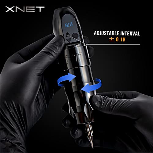 Xnet Titan Wireless Tattoo Machine With 20Pcs X-Ray #12 Standard 3Rl Tattoo Cartridge Needles #TOP3
