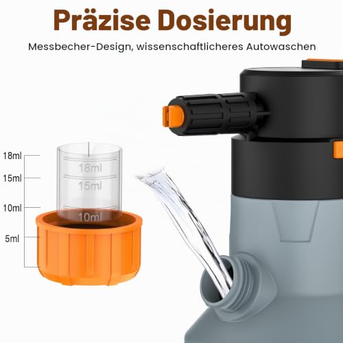 Drepint Elektrischer Schaumsprüher 2 l mit 8 bar und zwei Düsen – Bild 4
