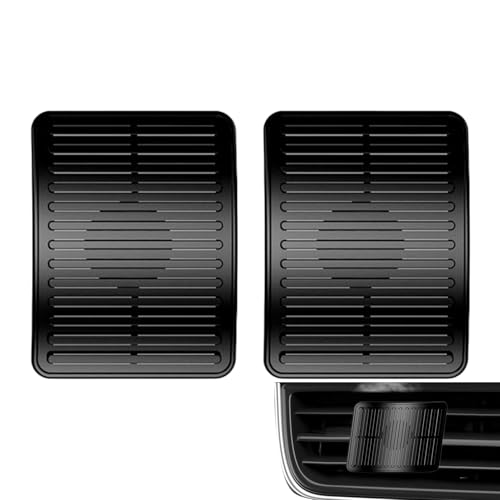 Mihauuke 車 エアコンベント 風よけカバー - 車 空調 風向 調整 ガイド - 2個セット クリップ簡単取付 セダン ミニバン タクシー トラック対応