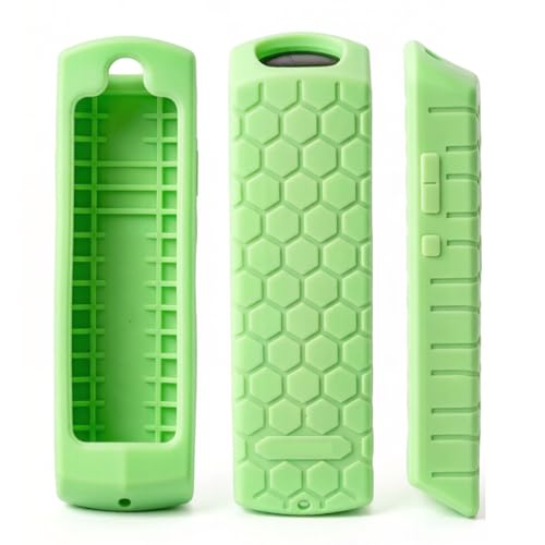 Coque pour télécommande Roku en silicone antichoc brillant dans le noir
