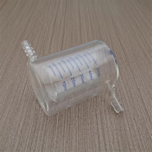 Bécher double couche isolant en verre de laboratoire pour expérience stable