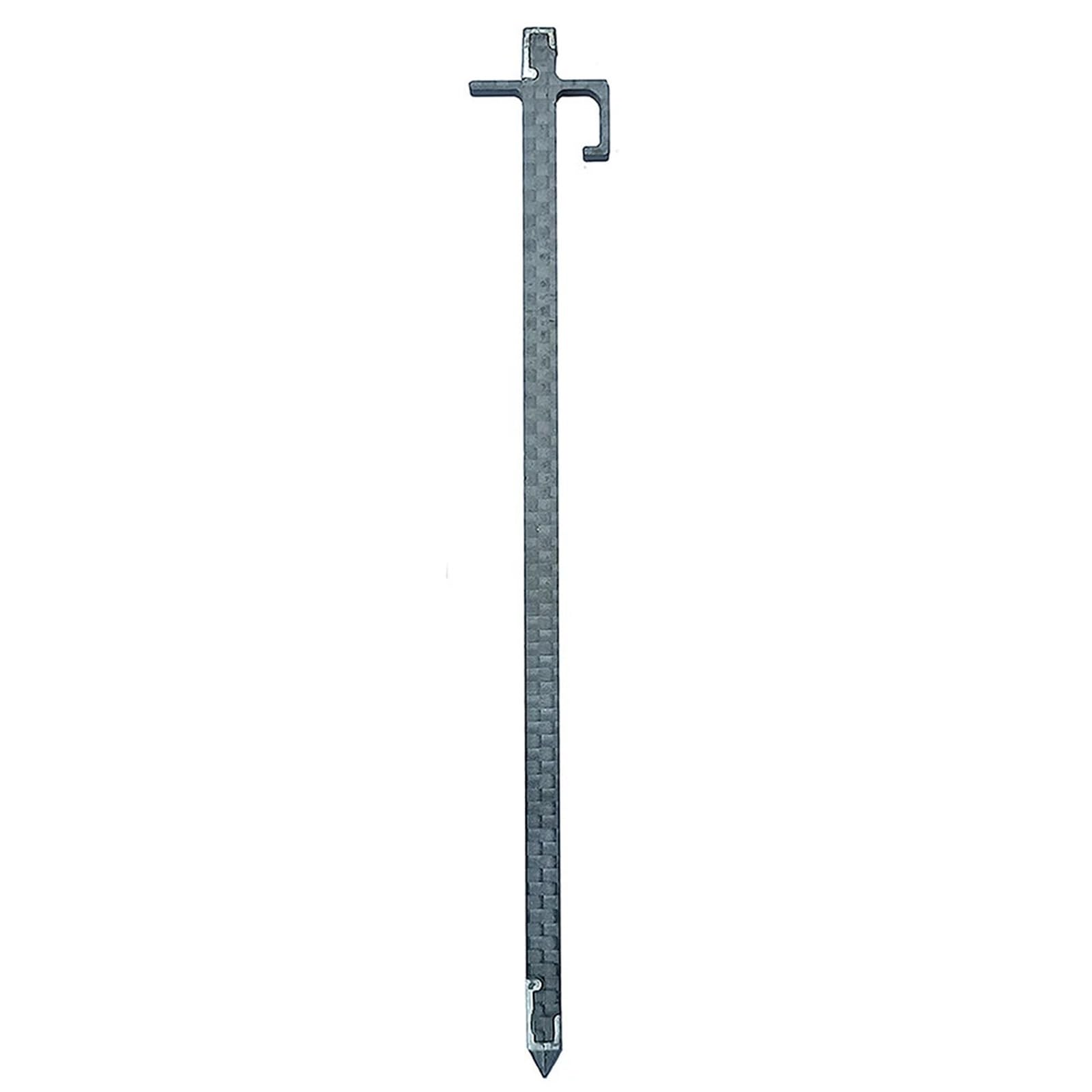Piquet de Tente en Fiber Carbone, Alliage Titane, matériau Composite, Clou 5,9 Pouces, 15.0cm, 20 pièces pour Camping, Tonnelles(Size 1)