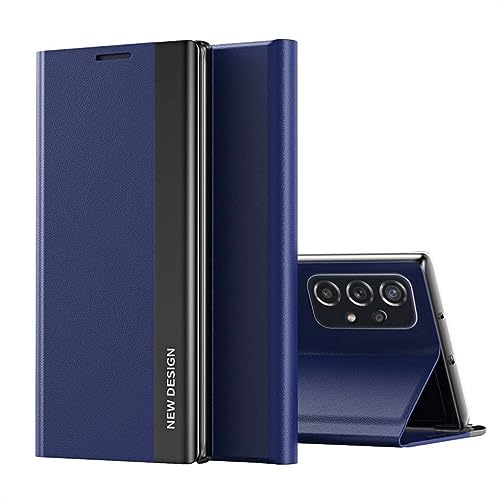 Étui cuir bleu Samsung A32 4G idéal pour vos voyages