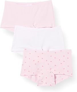 Schiesser Mädchen 3 Pack Unterwäsche Shorts Hohe Passform - 95/5 Organic Bio Baumwolle - Größe 92 Bis 140 Unterwäsche