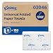 Kleenex Multifold Paper Towels (02046), White, 8 Packs / Convenience Case, 150 Tri Fold Paper Towels / Pack, 1,200 Towels / Case