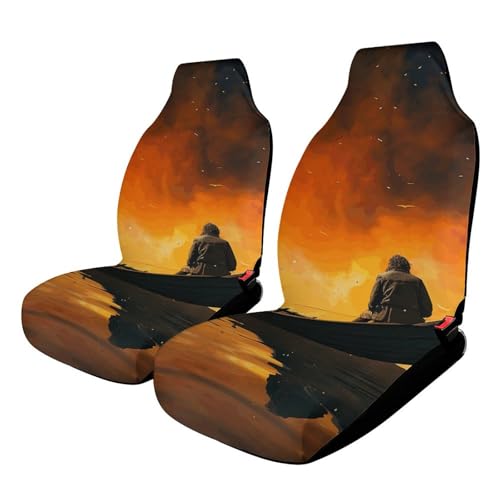 Housse de siège de voiture motif homme protection universelle auto confortable