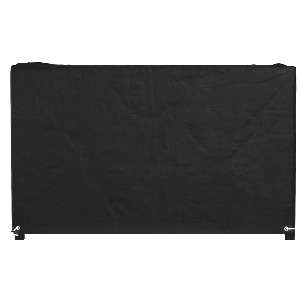 Akcesoria do mebli ogrodowych, pokrowiec na meble ogrodowe, 8 oczek, 125 x 55 x 75 cm, prostokątne meble
