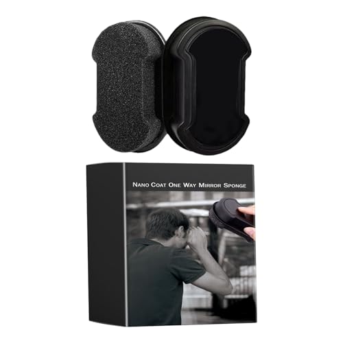 Esponja para Limpiar Ventanas de Coche - Limpiador Anti Espionaje para Ventanas Y Parabrisas | Esponja Limpiadora Laterales Auto | para Conductores Oficina Apartamento Baño Puerta Ducha Vidri