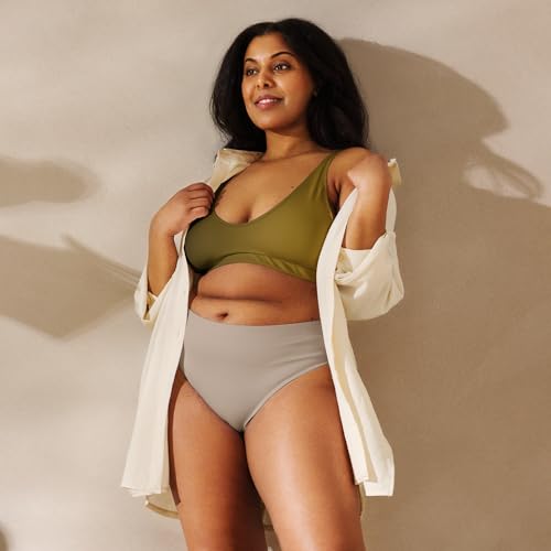 Ensembles de bikini taille haute maillot de bain deux pièces vintage - 7