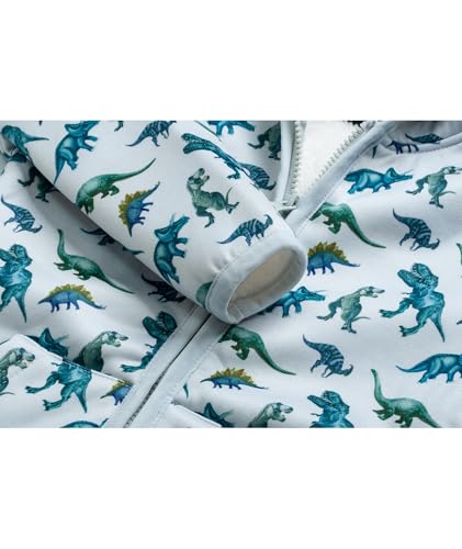 Image of V VALANCH Toddler Fleece Jacket Boys Girls Zip Up Hoodie Sweatshirt | Full Fleece Lining Throughout, Thick Warm, Cartoon, for Casual, School, Outerwear, Winter