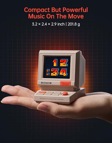 Divoom MiniToo Retro PC-Style Computer Speaker, Pixel Screen with DIY Faces - image 7