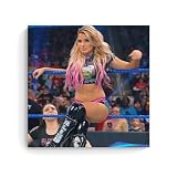 ZIQIYUBO Beautiful Wrestler Alexa Bliss Poster Decorative Painting Canvas Wall Art Living Room Posters Bedroom Painting. Unframe-style, 16x16inch(40x40cm)