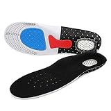 Happystep Sport Gel Insoles, Heel Cushioning and Shock Absorption US Men Size 8-11 or US Women Size 10-12