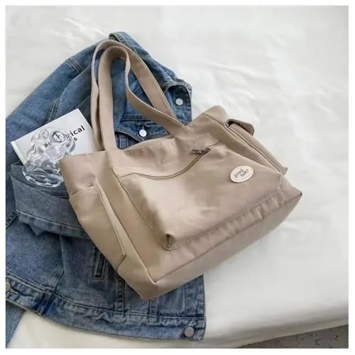 Women's Fashion Shoulder Bag Class Large Capacity Student Tote Bag New Canvas Commuter Handbag Women Bag Tote Bags For Women2