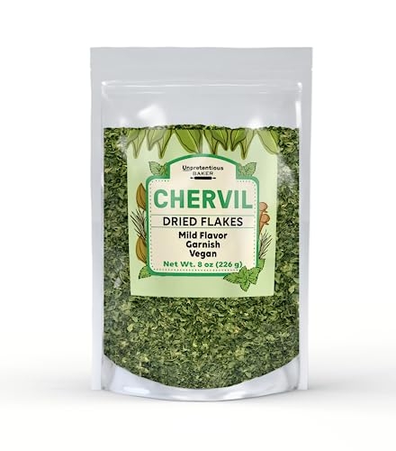Unpretentious Chervil, 8 oz, Mild Flavor, Dried French Herb