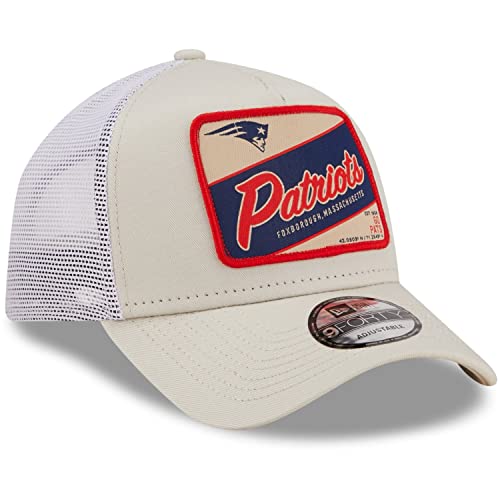 New Era A Frame Trucker Cap New England Patriots Stone - vue 3