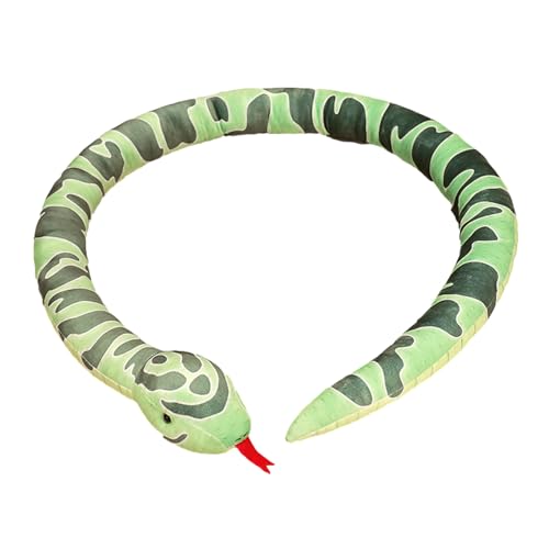 Peluche serpent 190 cm pour décorer le canapé du salon ou une fête