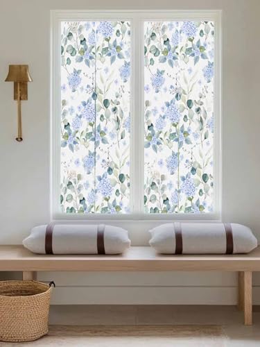 Vinilo Decorativo Adhesivo para Ventana 17x78 pulgadas Blanco miniatura 2