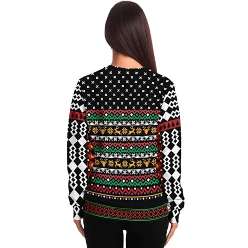 Santa's Bouncer Tattooed Santa Sweatshirt, alternative view 4