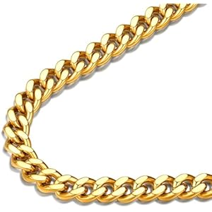 FindChic Men Curb Chain Necklace 18K Gold Plated/Stainless Steel/Black Chunky Double Tight Cuban Link Hip Hop Neck Chains for Men Boys 3.5MM/5MM/6MM/7MM/9MM/12MM 14''-30'' 8 Length Options (