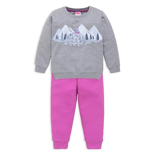 Image of LuvLap Baby Girls Full Sleeve Sweatshirt & Pyjama Set