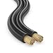 Produktbild conecto Lautsprecherkabel OFC Professional 2x2,5mm² Kabel Querschnitt (99,9% OFC Vollkupfer 78x0,20mm Litze) Hifi Audio Lautsprecher Boxenkabel, 100m, schwarz