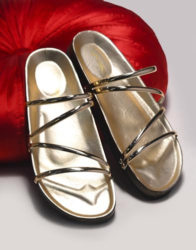 Image of SilverArrow womens Zouka Flat Sandals | Spark Design | Ethnic Wears | Fashion Sandals