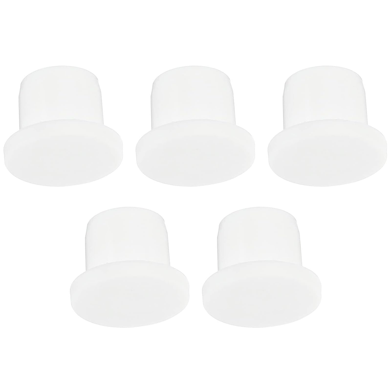 TOP-VIGOR 5Pcs Silicone Hole Plugs, 11mm Diameter Hole Stoppers